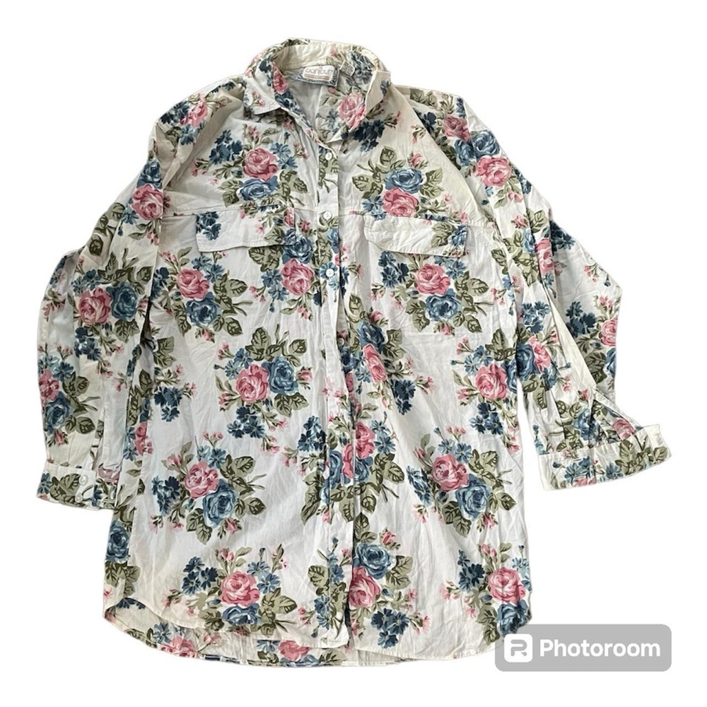 Vintage Y2K 90’s boho floral cowboy shirt from Bonjour